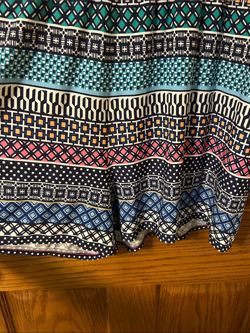 Geometric Multicolor Patterned Romper - Picture 4 of 10